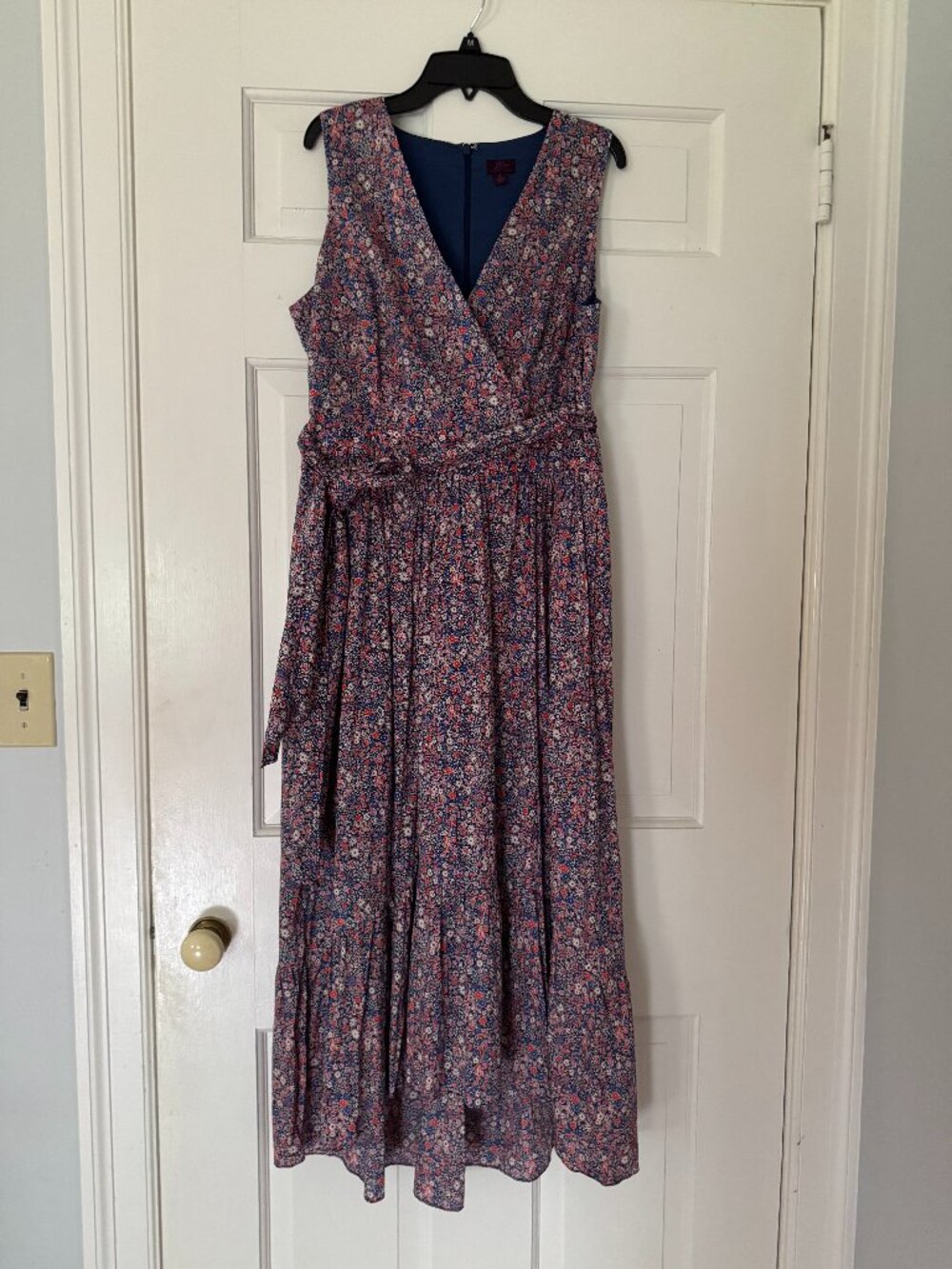 100% Cotton Floral Midi dress -Size 8 - New